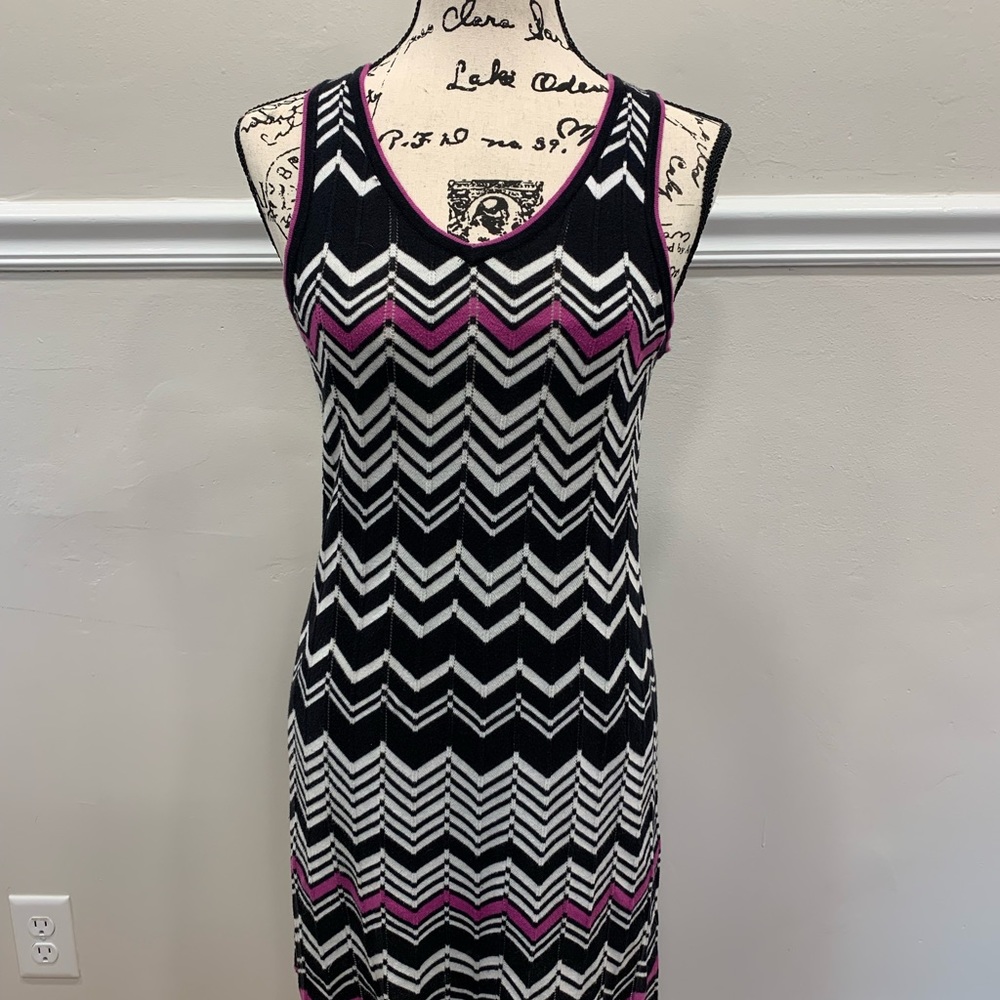 Crimson Clover Chevron Dress